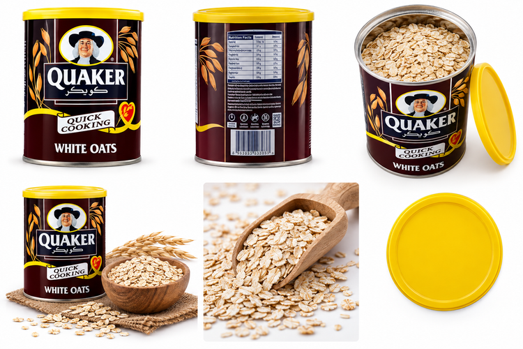 جو دوسر پرک سفید کوئیکر – Quick Cooking White Oats