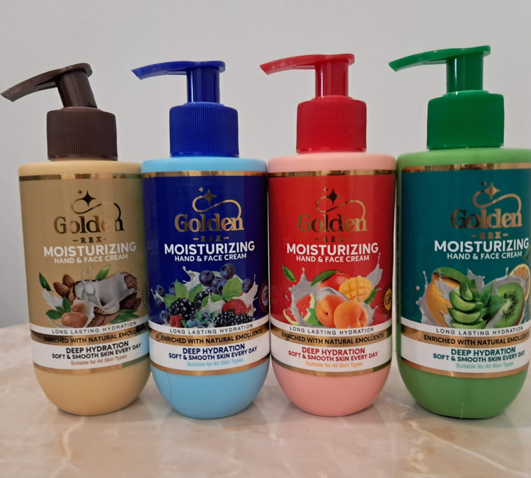 کرم مرطوبکننده دست و صورت و بدن گلدن رکس Golden Rex – مدلهای متنوع