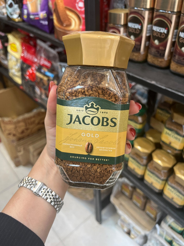 قهوه فوری جاکوبز مدل Cronat Gold (کرونات گلد)95 گرم - ۱۰۰٪ عربیکا، عطری ملایم و دلنشین