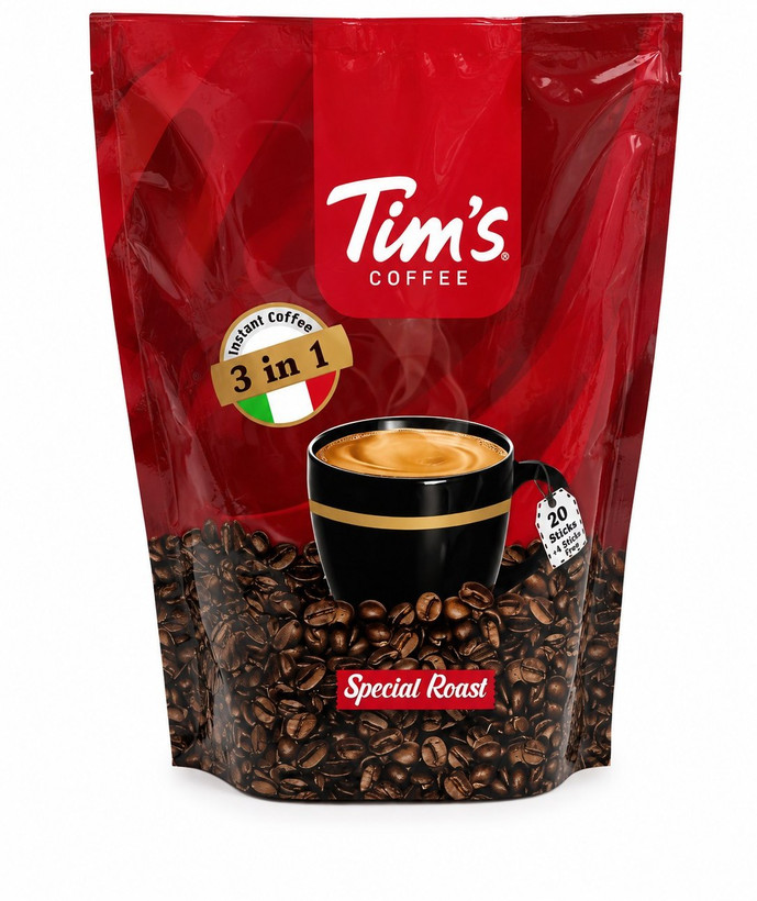 قهوه فوری 3 در 1 تیمز Tim’s Coffee Special Roast(20عددی)