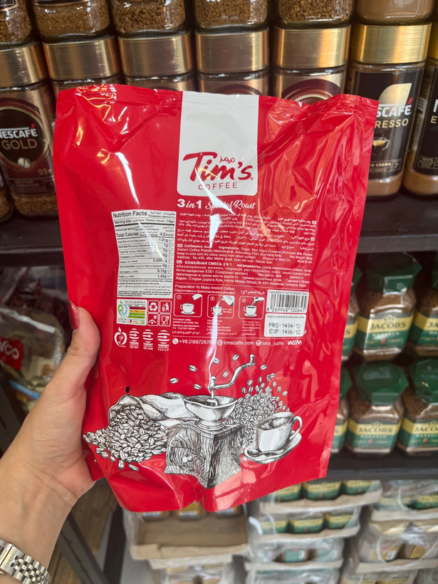 قهوه فوری 3 در 1 تیمز Tim’s Coffee Special Roast(20عددی)