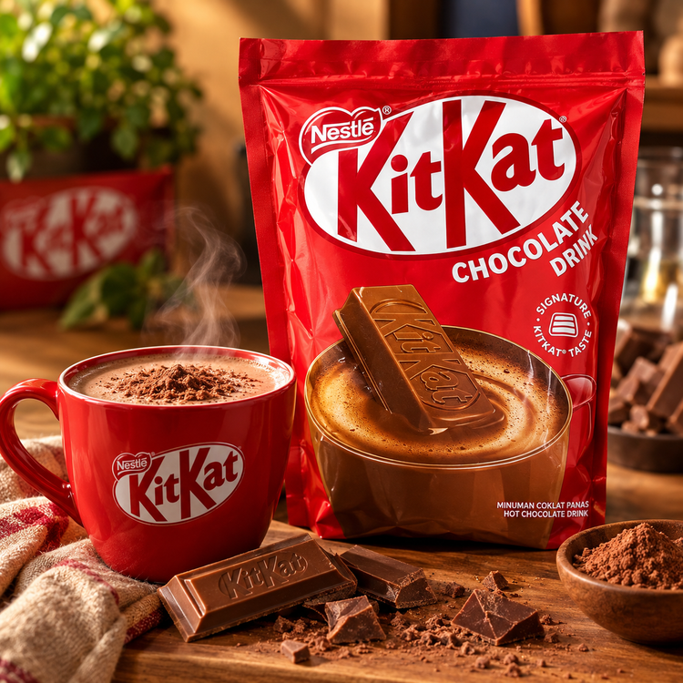 پودر هات چاکلت KitKat Chocolate Drink(بسته 10 عددی)330 گرم