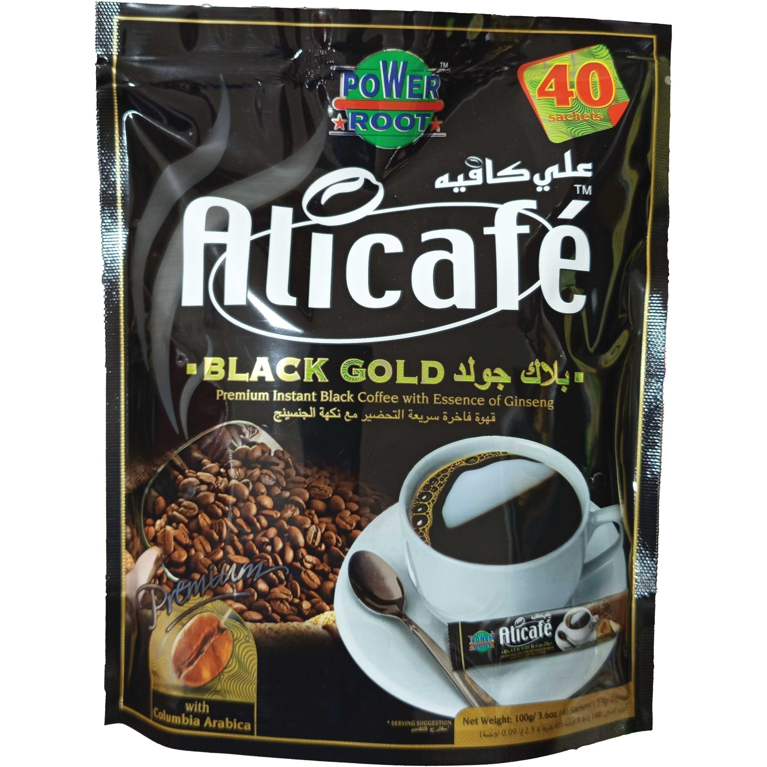 قهوه فوری AltCafe Black Gold با عصاره جینسینگ