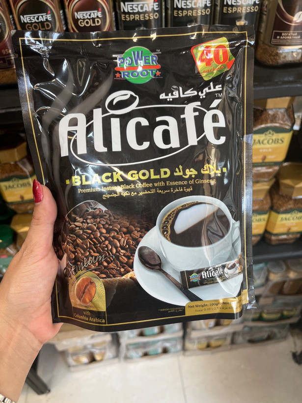 قهوه فوری AltCafe Black Gold با عصاره جینسینگ