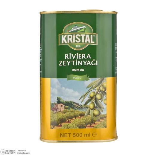 روغن زیتون کریستال Kristal Riviera – قوطی فلزی(500و1000 لیتر)