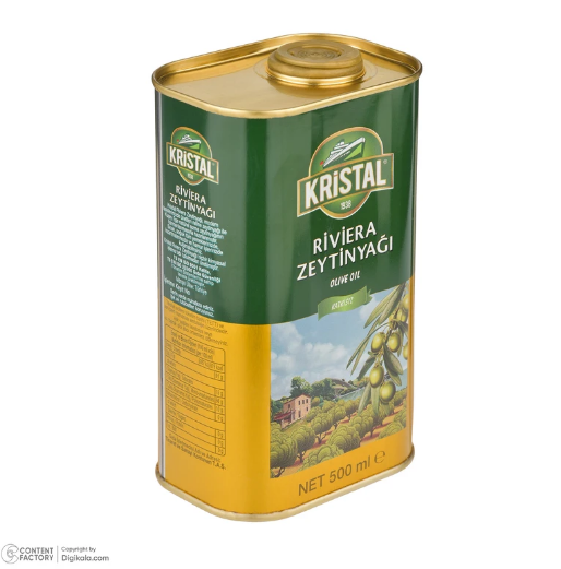 روغن زیتون کریستال Kristal Riviera – قوطی فلزی(500و1000 لیتر)