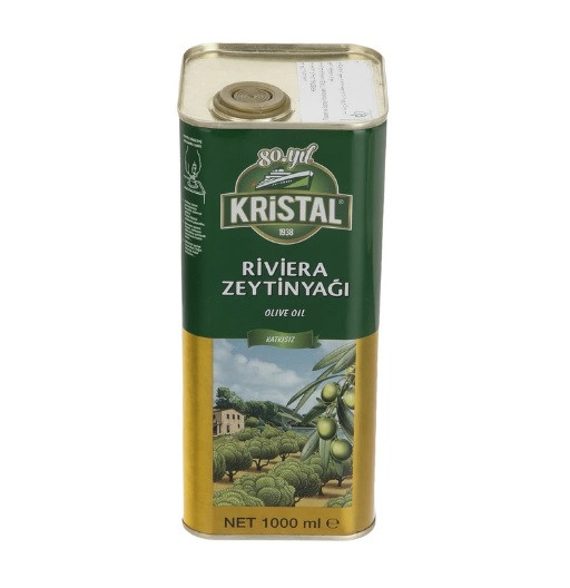 روغن زیتون کریستال Kristal Riviera – قوطی فلزی(500و1000 لیتر)