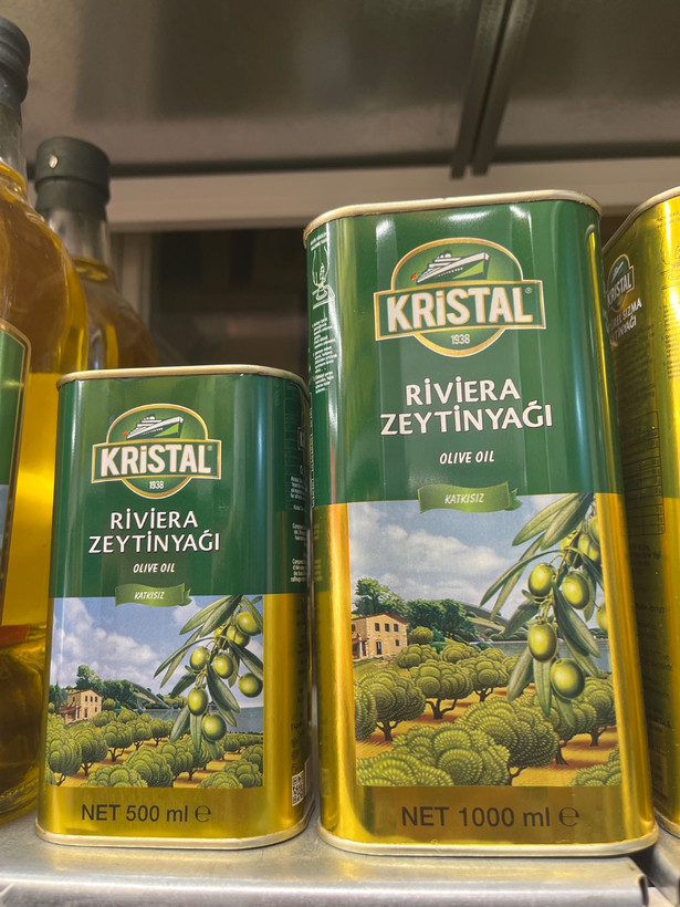 روغن زیتون کریستال Kristal Riviera – قوطی فلزی(500و1000 لیتر)