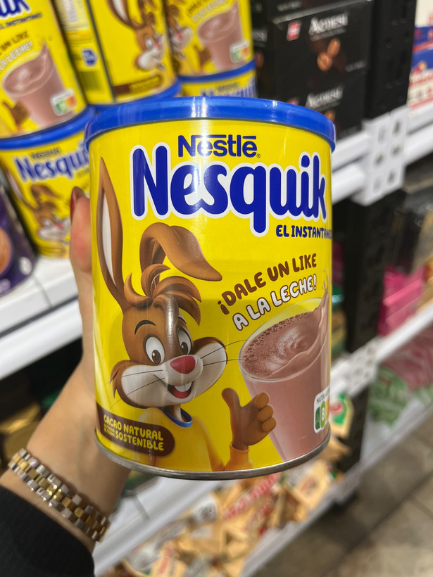 پودر کاکائو نسکوئیک قوطی 390 گرم_Nesquik(Nestele)