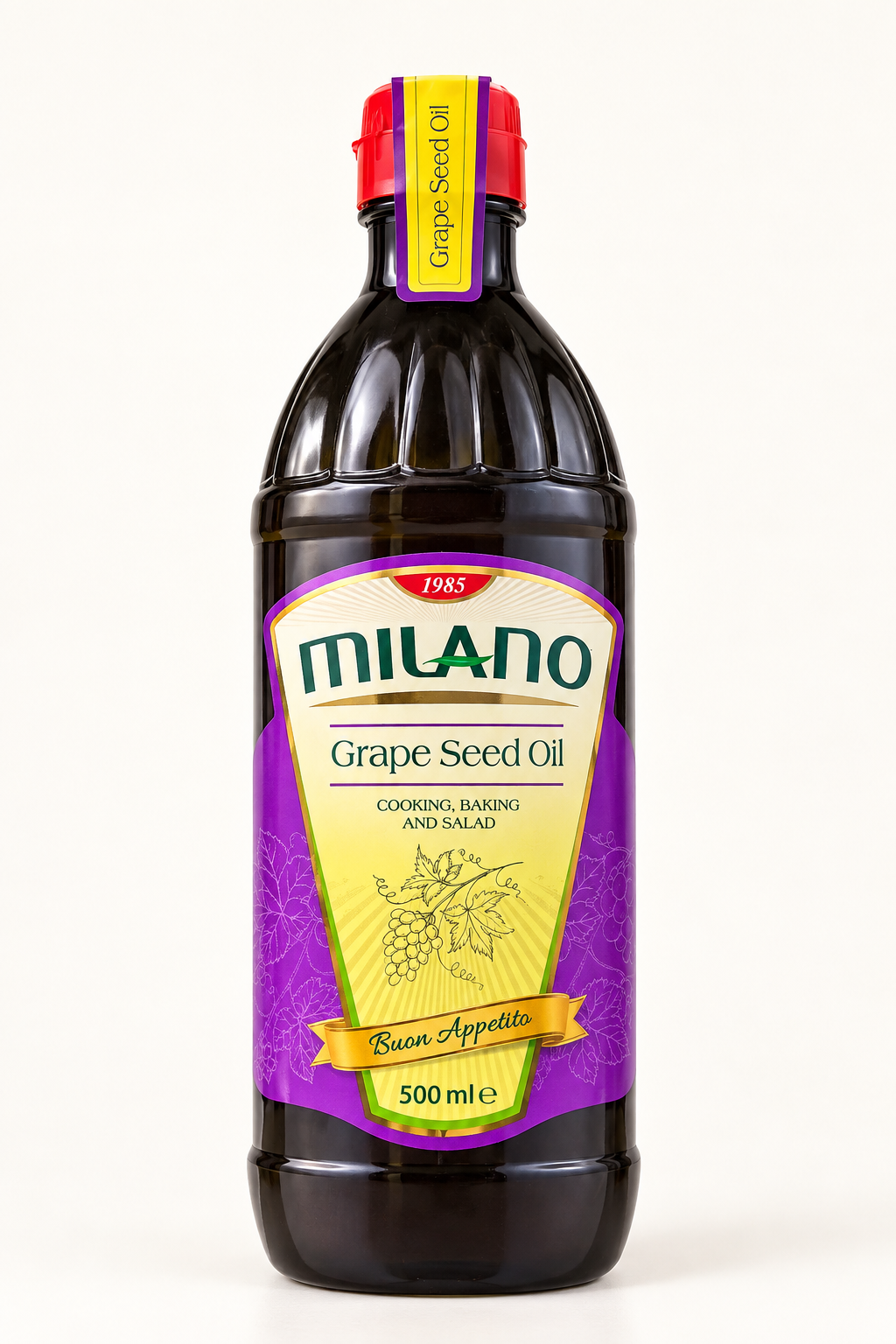 روغن هسته انگور میلانو Milano حجم ۵۰۰ میلی‌لیتر