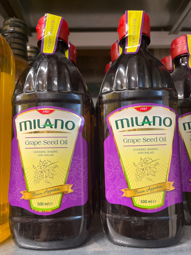 روغن هسته انگور میلانو Milano حجم ۵۰۰ میلیلیتر