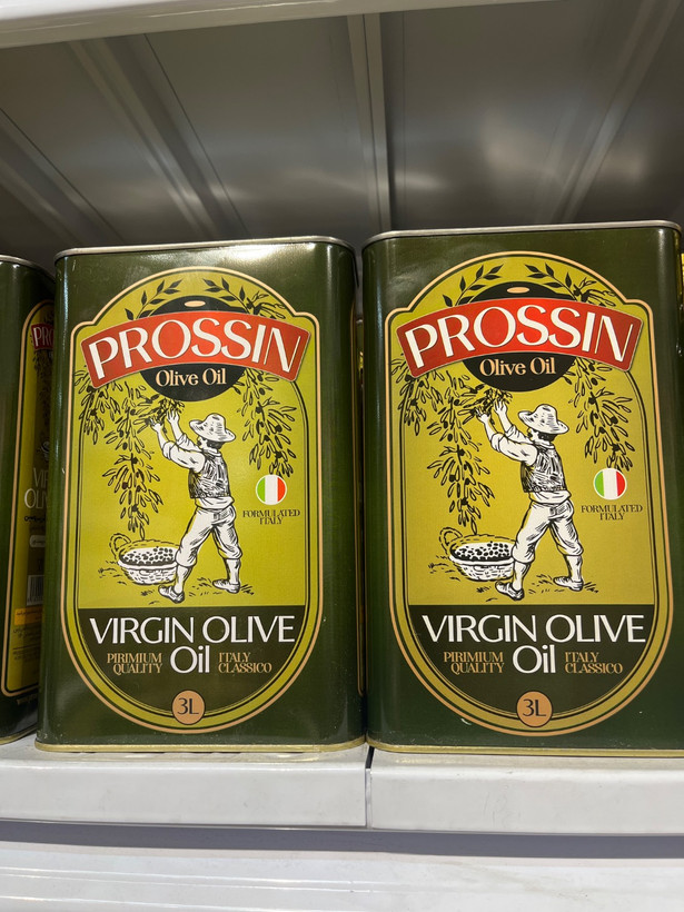 روغن زیتون ویرجین پروسین Prossin مدل Classico – حجم ۳ لیتر