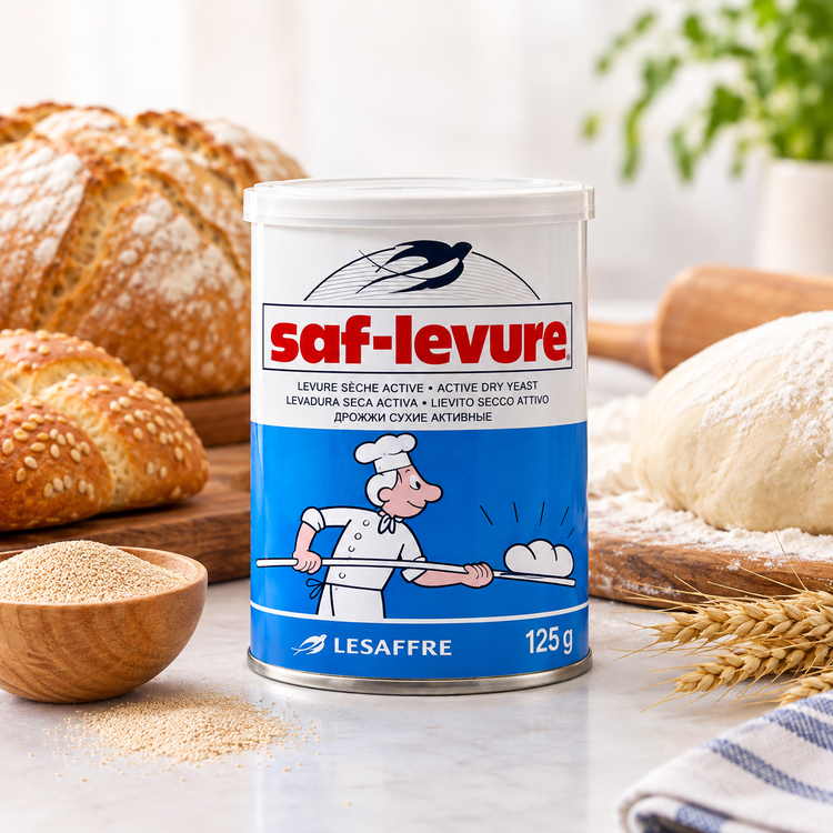 خمیرمایه خشک فوری Saf-Levure سفلوور Lesaffre – وزن ۱۲۵ گرم