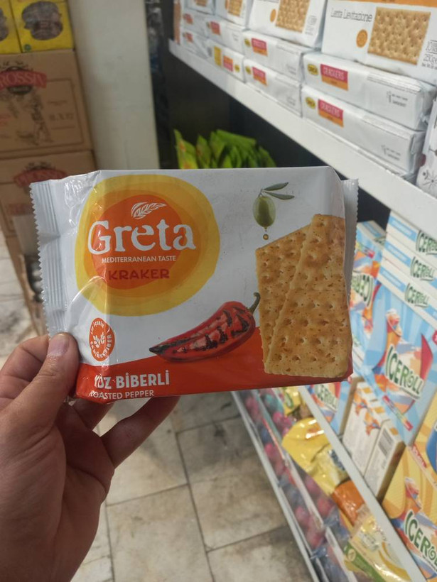 کراکر گرتا Greta با طعم فلفل کبابی – ۴ عددی، ۱۲۰ گرم