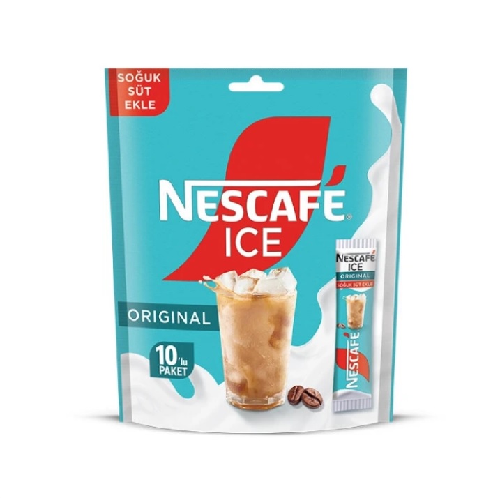 پودر قهوه فوری آیس اورجینال نسکافه 10/5 گرم (بسته 10 عددی) 105 گرم