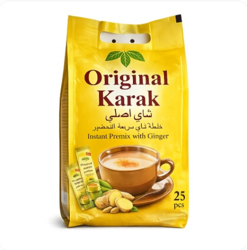 چای کرک اصل با زنجبیل Original Karak(25 عددی)