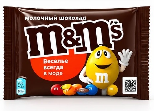 اسمارتیس دراژه شکلاتی M&M’s با شکلات شیری ۴۵ گرم | M&M's