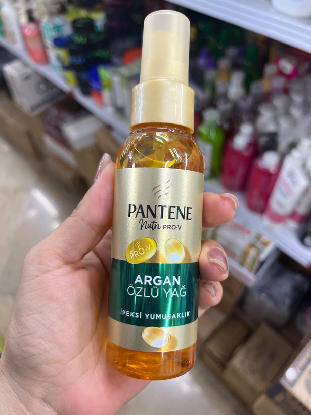 روغن آرگان ترمیمکننده پنتن مناسب برای انواع مو، حجم 100 میلیلیتر، آبرسان و نرمکننده با خاصیت جلوگیری از وز و تقویتکننده موهای خشک و آسیبدیده